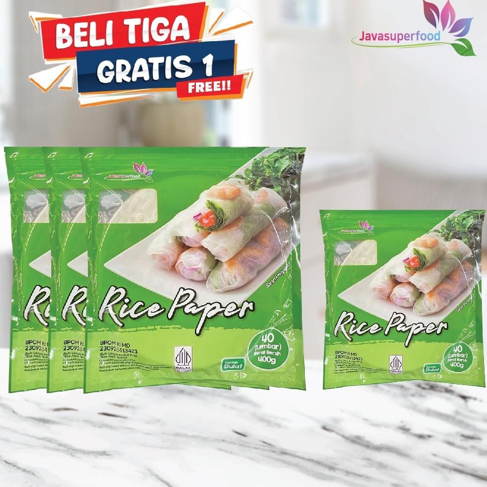 

Ready [Beli 3 Gratis 1]Rice Paper 400G / Banh Trang High Quality Rice Paper / Kulit Lumpia Vietnam Rice Paper / Rice Roll Spring Roll
