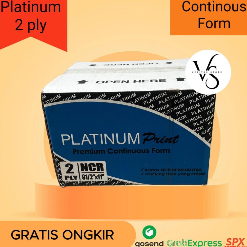 

Kertas Faktur / Kertas Continuous Form 2 Ply dan 2 Ply bagi 2 ukuran 9 x 11 merk PLATINUM Kualitas Terbaik AST