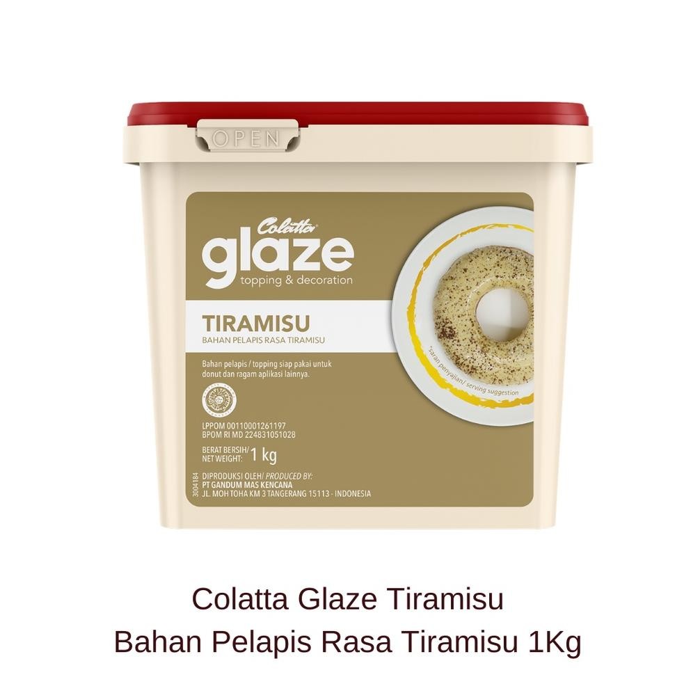 

Colatta Glaze Tiramisu - Bahan Pelapis Rasa Tiramisu 1Kg