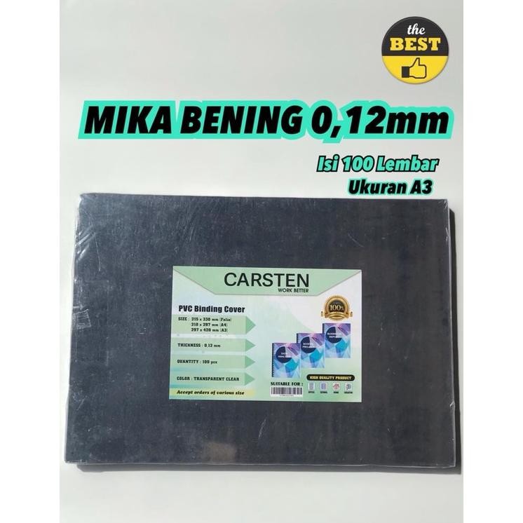 

Mika jilid ukuran A3 tebal 0.12mm AST