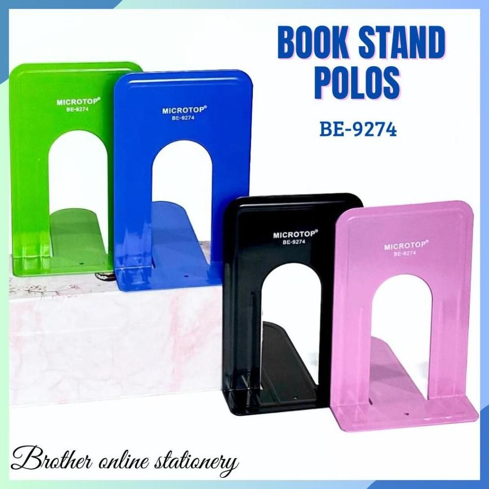 

BOS Book End/ Pembatas Buku Besi / Pembatas Buku/ Sekat Sekatan Buku AST