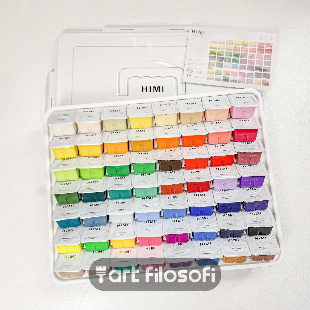 

Miya Himi Gouache 56x30ml | Cat Air Gouache AST