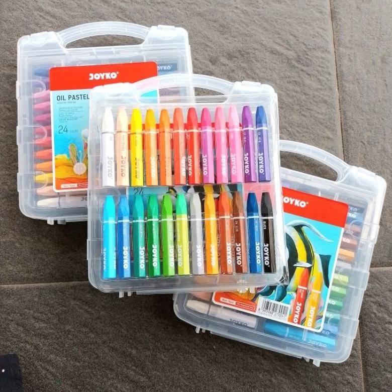 

Crayon Oil Pastel Joyko 24 Warna ( Set ) [ Original ] AST