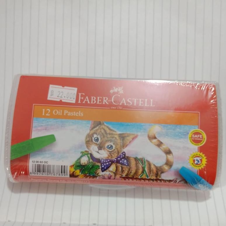 

CRAYON OIL PASTELS FABER CASTELL isi 12 AST