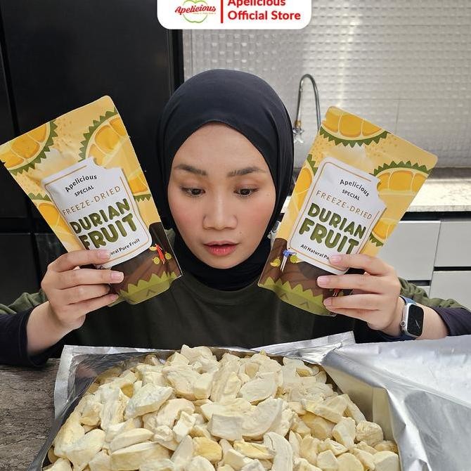 

Apelicious Keripik Buah Durian Apelicious Kering - Fd Durian - Food, Snack