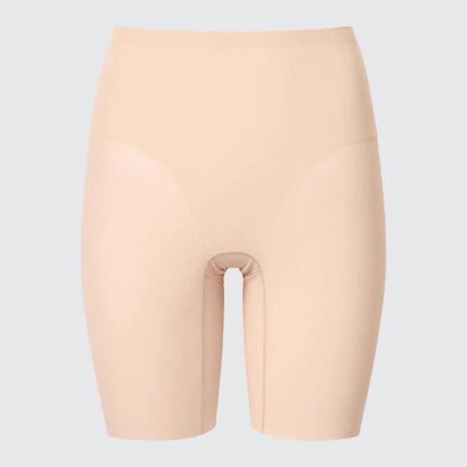 Uniqlo Women Body Shaper Celana Korset Style Up Non Lined Wanita Beige (Best Quality)