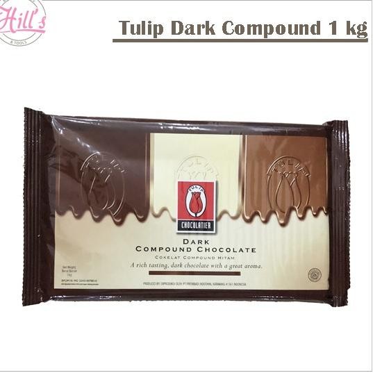 

TULIP DARK CHOCOLATE COMPOUND 1 KG / COKELAT MASAK / COKLAT BATANG COMPOND 1KG