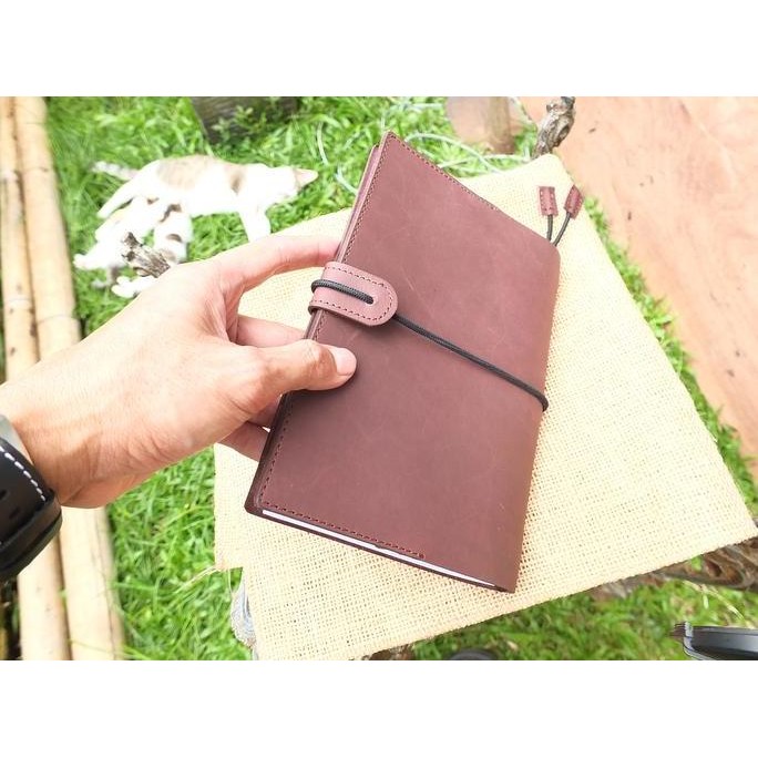 

Traveler Note Boook Cover Kulit Asli Custom Co