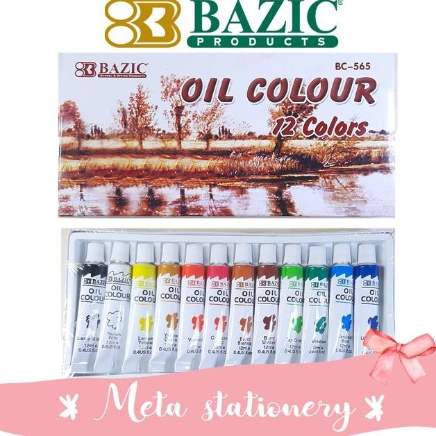 

Cat Minyak Bazic 12 warna AST