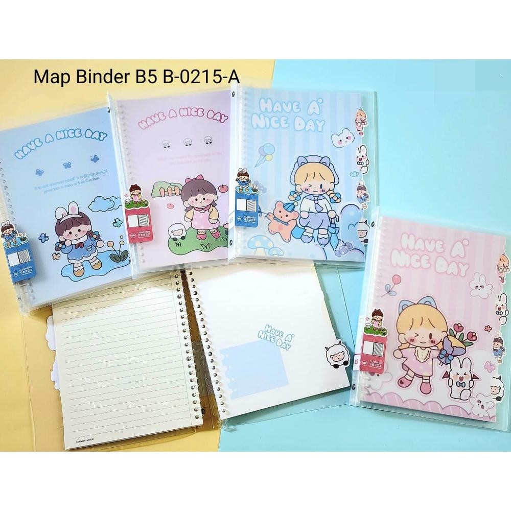 

BINDER A5 atau B5 ANAK TRANSPARANT + ISI AST