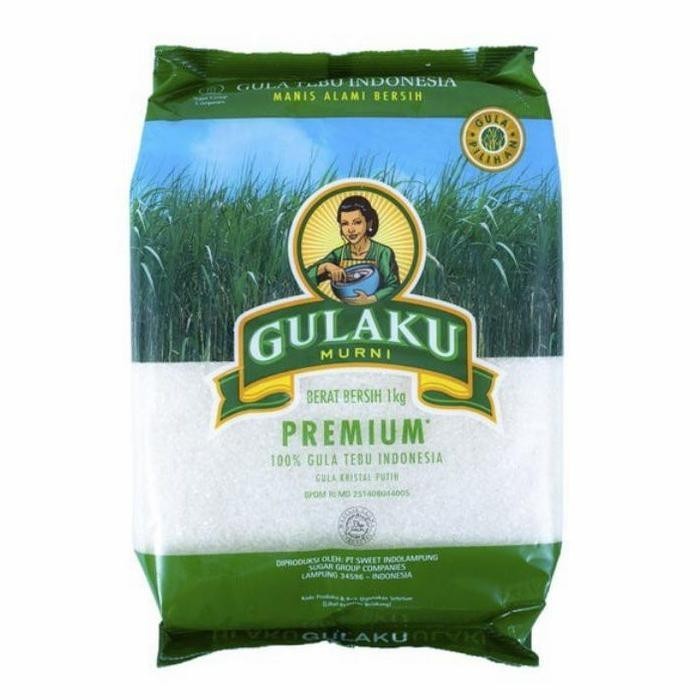 

Gula Pasir Premium Hijau Gulaku 1 Kg