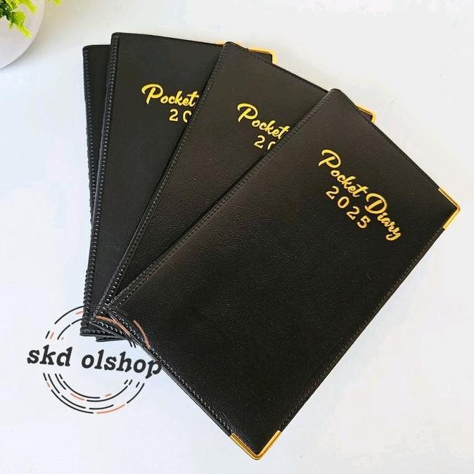 

Agenda Pocket Diary 2025 Dengan Cover Kulit Sintetis Ukuran 16 Cm X 9 Cm - Paper, Kertas Buku Co
