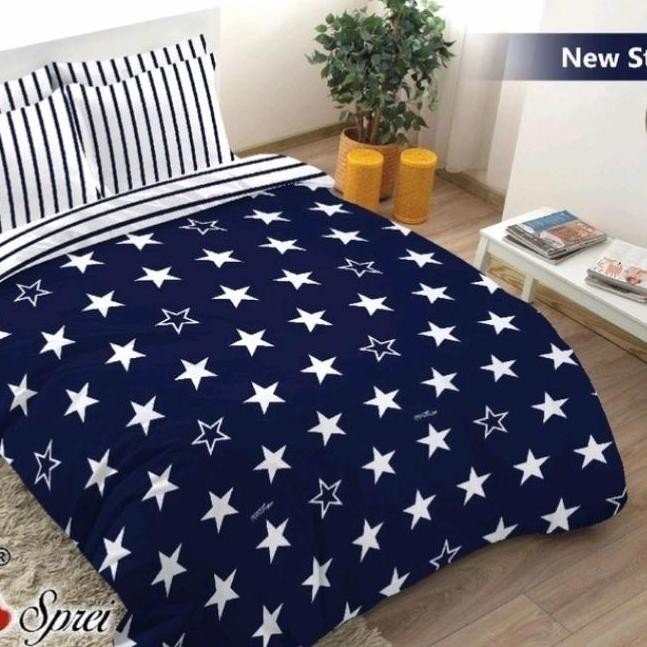 Bed Cover Set King Fata Fitted 180x200, Bedcover Sprei Karet #2