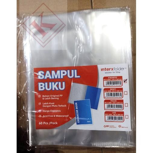 

INTERX Sampul Buku Plastik / Book Cover Inter-X isi 60 ( per pak )+ AST