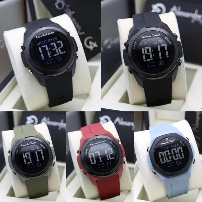 Tersedia Jam Tangan Pria / Unisex Alexandre Christie DiGi 9342 AC9342 / 9359 AC9359 (ORIGINAL) Digit