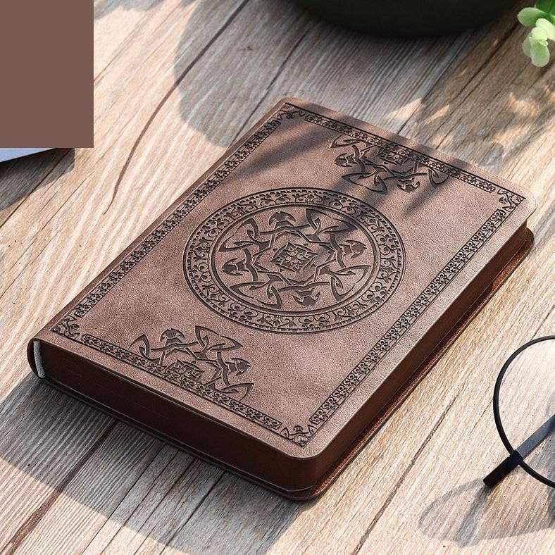 

Buku Catatan Jurnal Notebook Leather Cover Vintage Pattern - WH-1564 AST