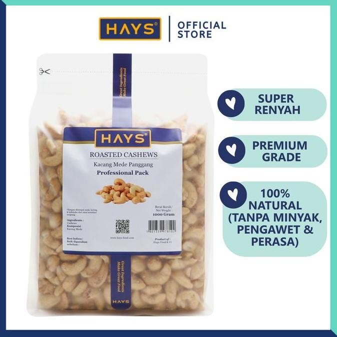 

Kacang Mede Panggang 1 Kg /Kacang Mete/ Mente Panggang 1 Kg -Hays