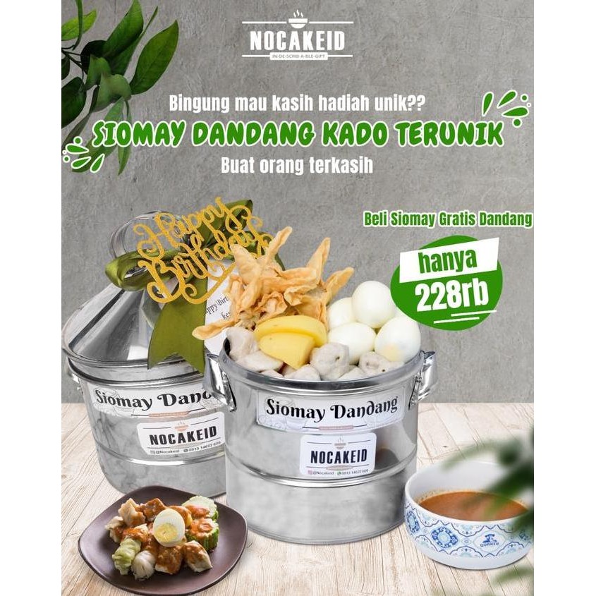 

Siomay Dandang , Hadiah Ulang Tahun, Hampers , Batagor Bakso Dandang