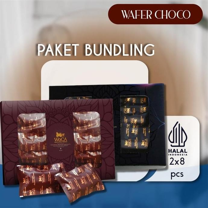 

Woca Wafer Coklat Premium Bundling Dark Dan Milk Chocolate Default