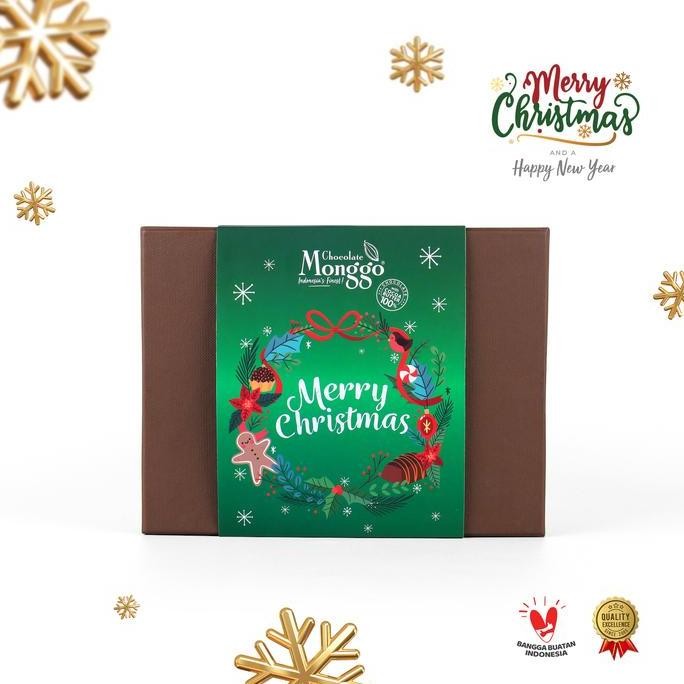 

Christmas Cokelat Gift Box 6 X 40Gr L Chocolate Monggo L Hampers Natal