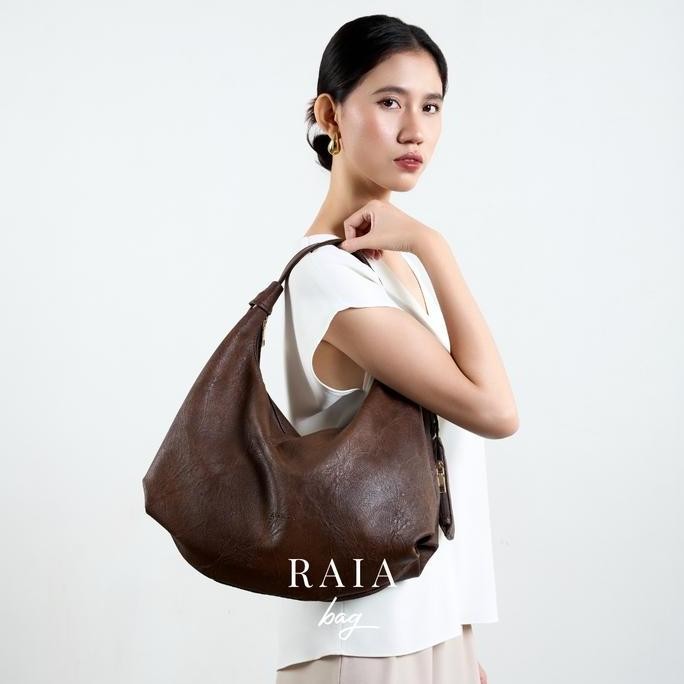Tersedia Raia - AMRETA - HOBO BAG - SHOULDER BAG - HAND BAG - TAS IPAD FIT 11 INCH