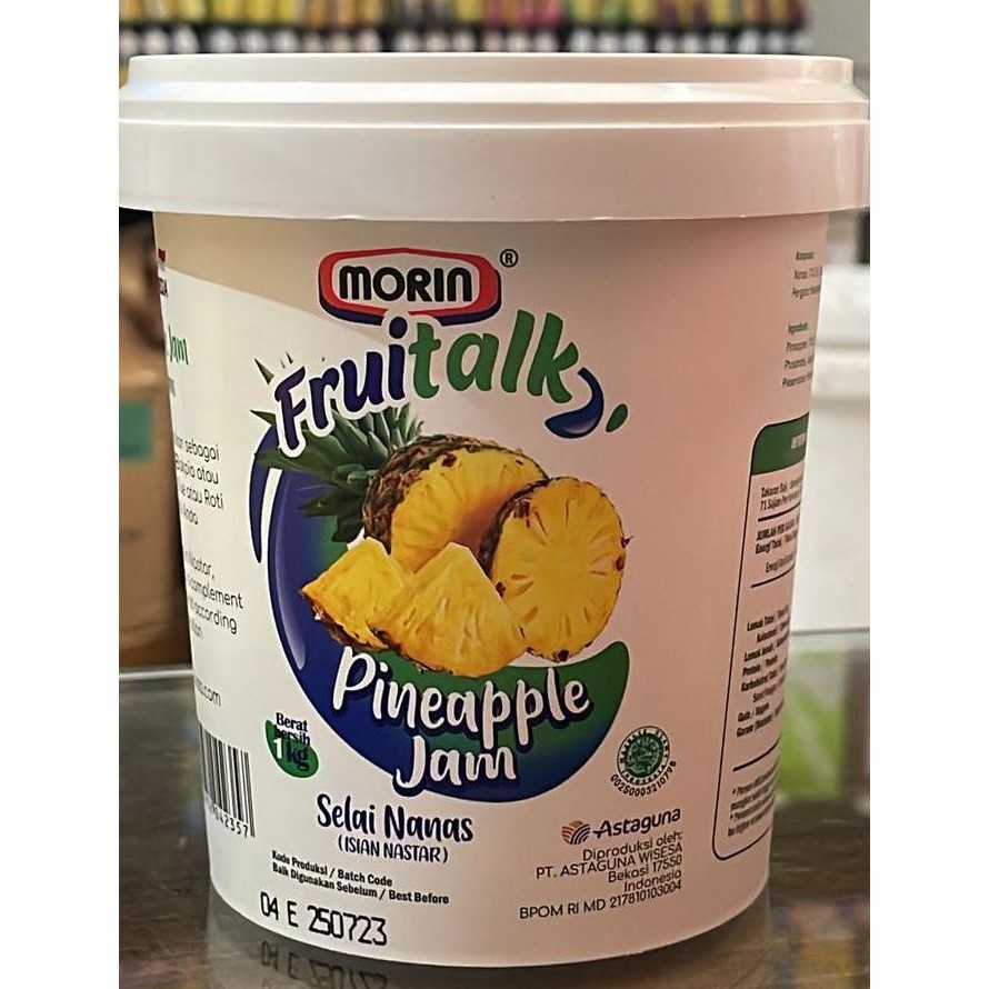 

Tersedia Morin Selai Nanas Nastar 1kg - Fruitalk Pineapple Jam