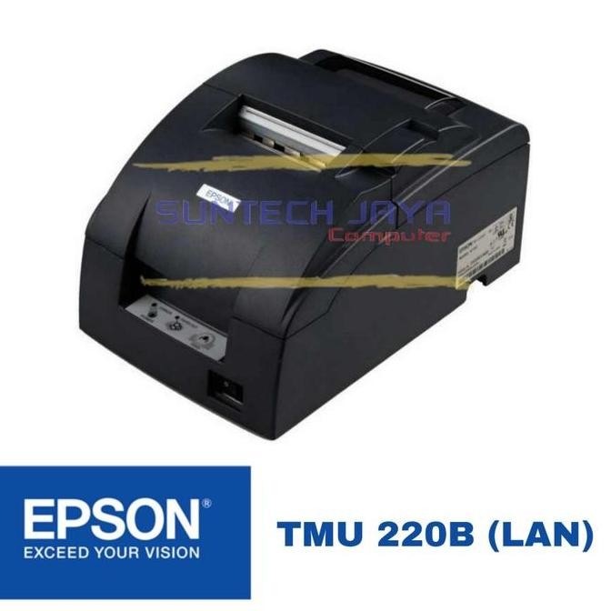 Printer Kasir Dotmatrix Epson Tmu 220 Tm-U220B-778 Lan - Autocutter New Stok