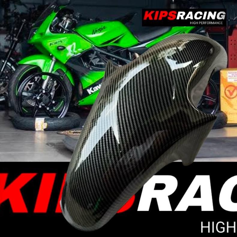 demm spakbor depan ninja rr carbon glosy spakbor slebor depan kawasaki ninja rr carbon karbon