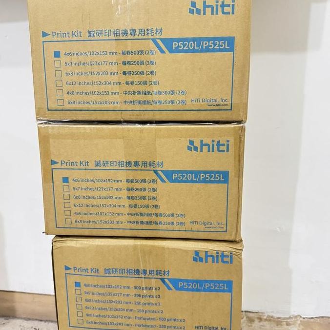 Media Tinta Ribbon Hiti P520 P525 New Stok