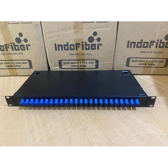 Odf 24 Core Sc  / Odf 24 Port Sc With Adapter New Stok