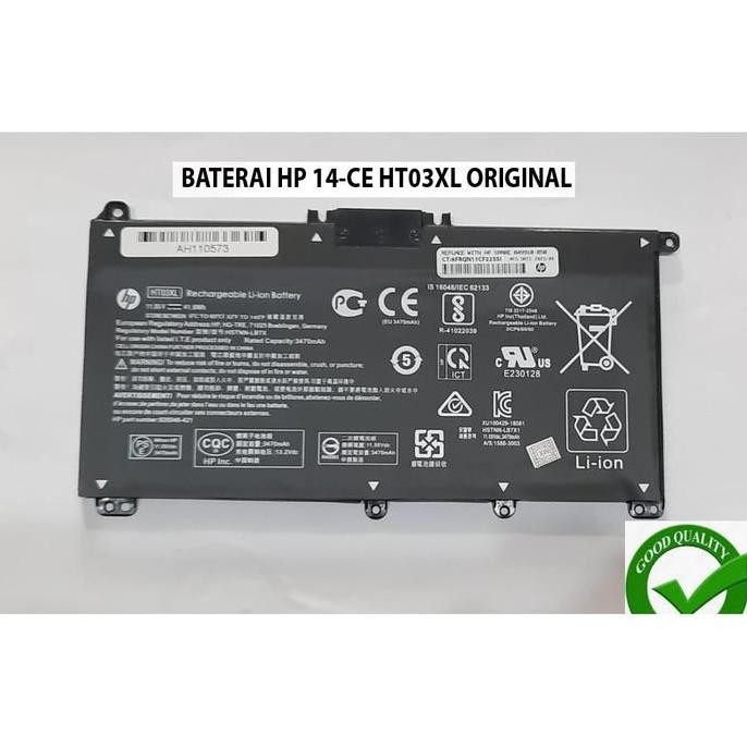 Batre Hp 14S-Cf0110Tu, 14S-Cf1051Tu, 14S-Cf3039Tu, 14S-Cf3040Tu New Stok