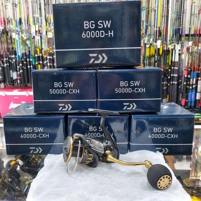 Reel Spinning Daiwa Bg Sw 2023 4000-6000 Power Handle - Juragan Pancing Murah