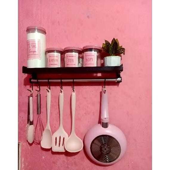 Bisa Cod Rak Dapur Rak Bumbu Gantung Rak Penyimpanan Bumbu Rak Bumbu Tempel Dinding ||