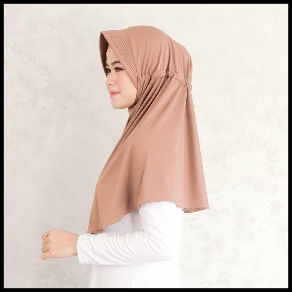 HIJAB BERGO INSTAN SERUTJILBAB BERGO SERUT TALI BELAKANG