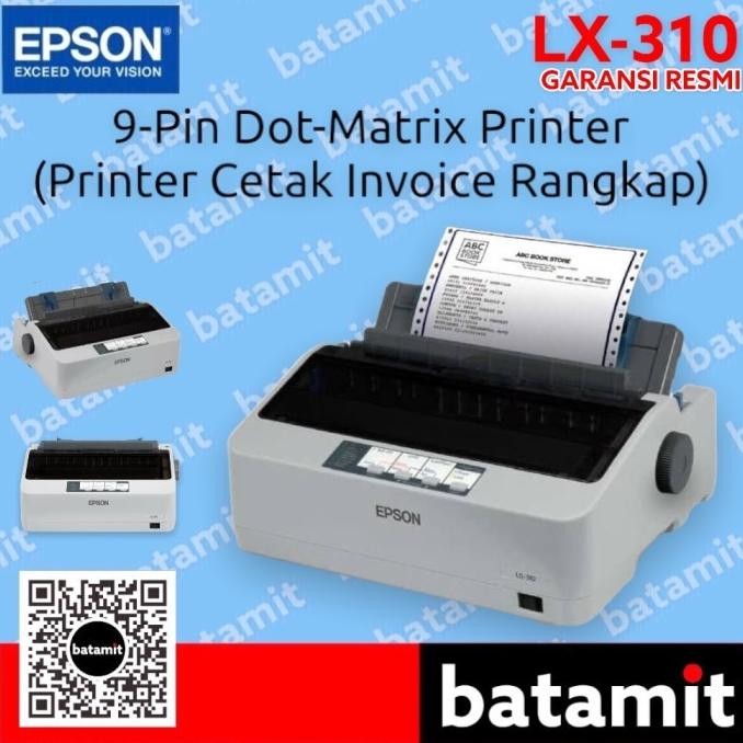 Printer Epson Lx-310 Dot Matrix Printer Cetak Nota Invoice Rangkap Epson Lx310 New Stok
