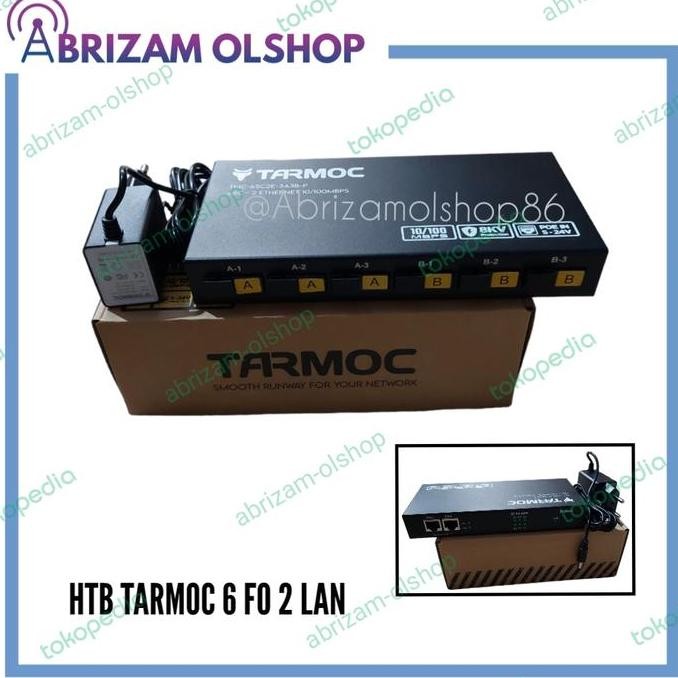 Htb Tarmoc 6 Fo 2 Lan / 6 Port Fiber 2 Port Lan New Stok
