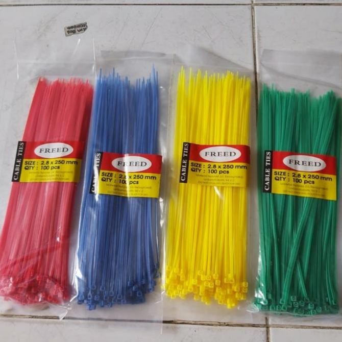 

Kabel Ties / Kabel Tis Warna/I 10Cm, 15Cm, 20Cm, 25Cm, 30Cm Co