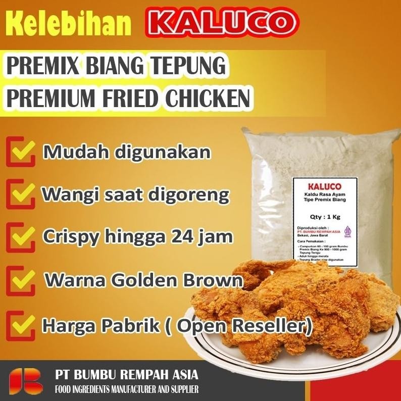 

Tepung Premix Biang Fried Chicken Crispy Premium 1kg