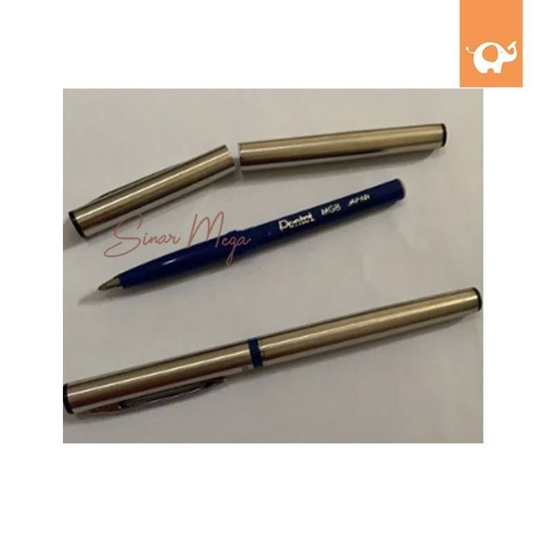 

Pentel MG8 Pen Rolling Writer TR400 Barrel Slim / Pulpen Ballpoint Tanda Tangan Berkualitas