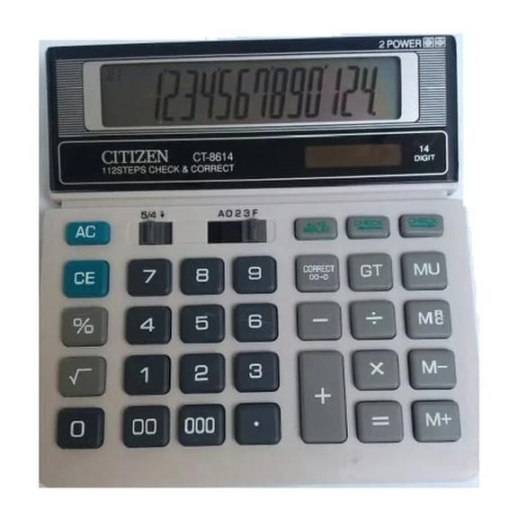 

Kalkulator Citizen CT 8614 - Calculator CT 8614 14 Digit