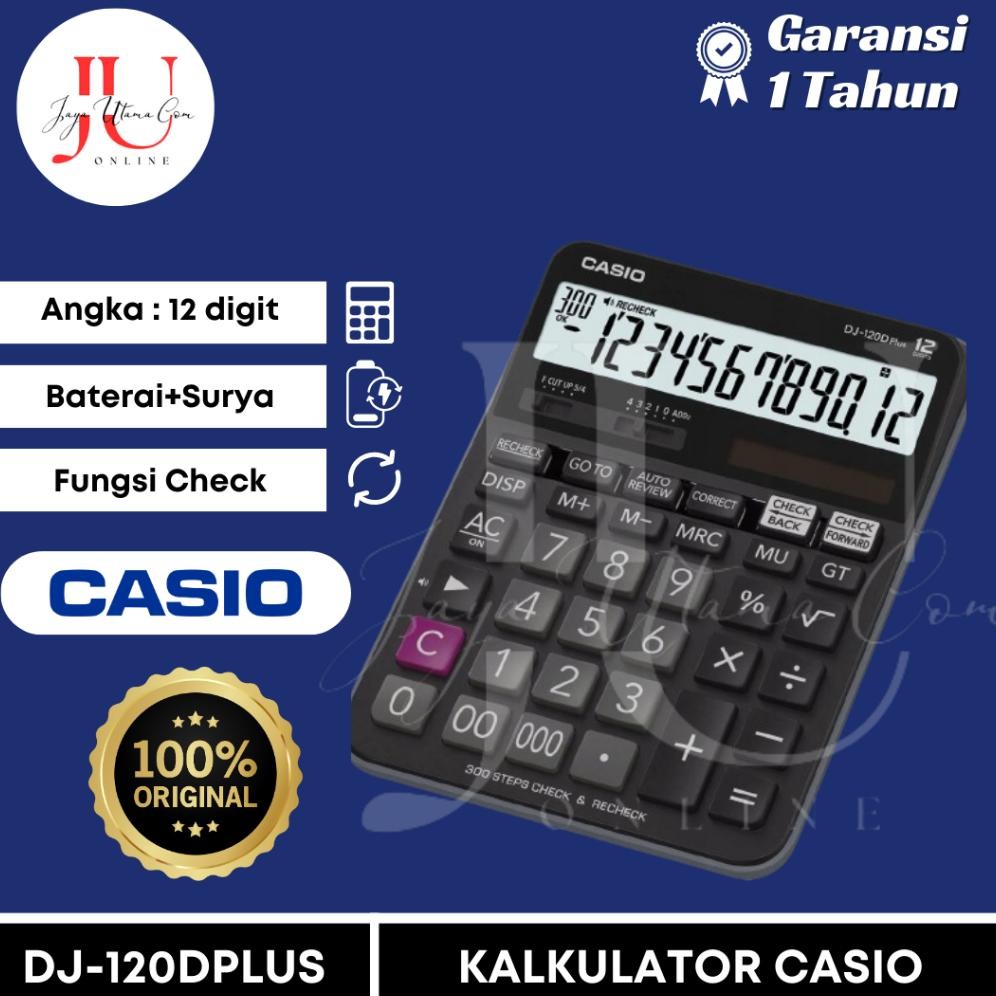 

Kalkulator Casio DJ 120 D Plus Original
