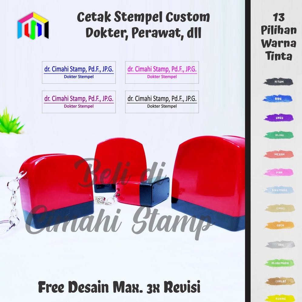 

Stempel Flash Dokter Perawat Nomor Telpon Stempel Otomatis Cap Otomatis