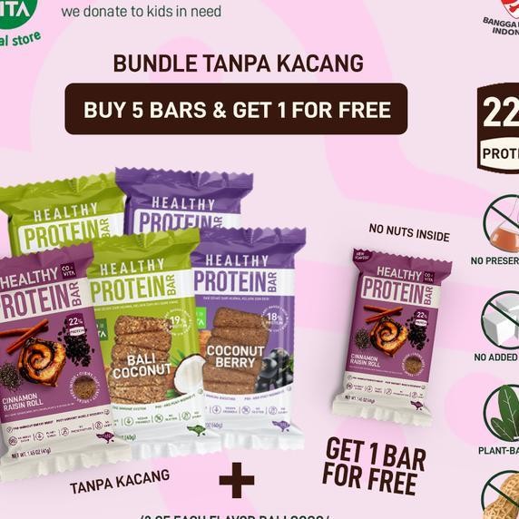 

Beli Bundle Tanpa Kacang 1 Gratis Protein Bars Covita Fit Bar