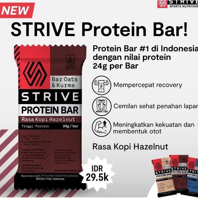 

Olahraga Strive Protein Bar