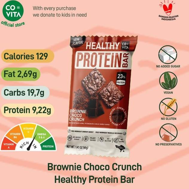 

Covita Healthy Protein Bar 1Pcs 5 Rasa