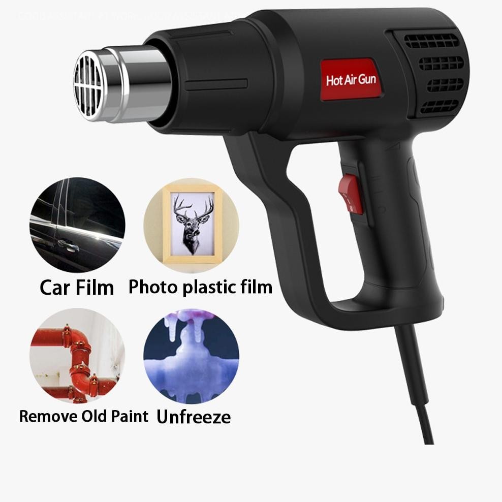 Flash SaleHot 2000W 600 Derajat 220V Hot Uni Eropa Industri Elektrik Heat Pemanas Dryer Alat Pemanas