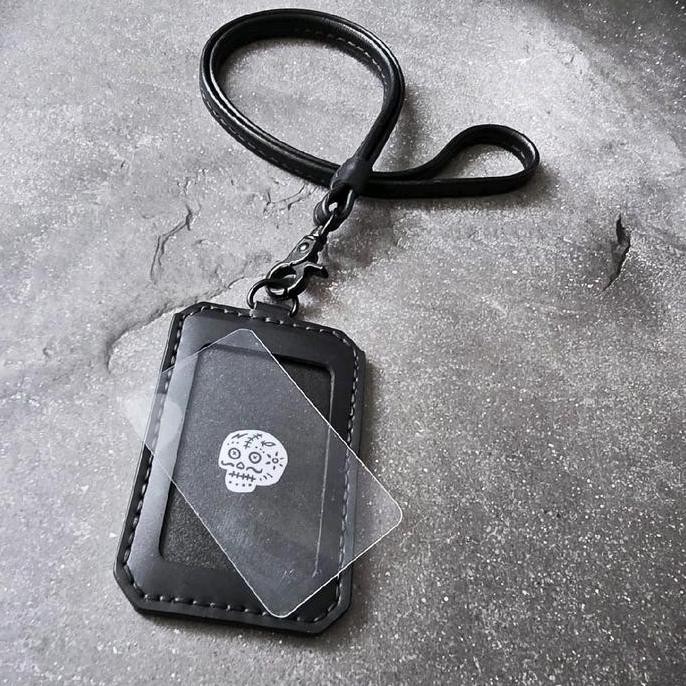 

Bds District , Leather Mens Lanyard Id Card Holder Co