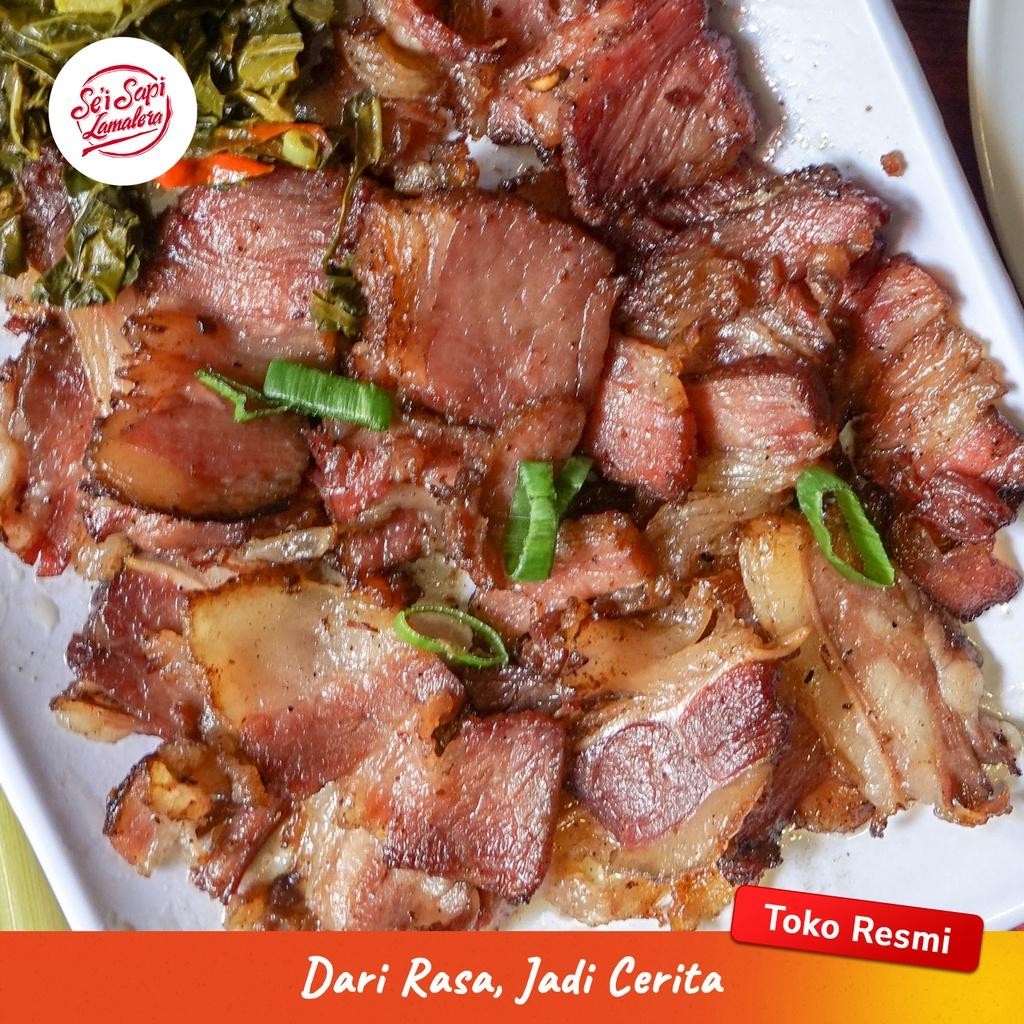 

Sei Sapi Lamalera 250gr Renyah Juicy Halal