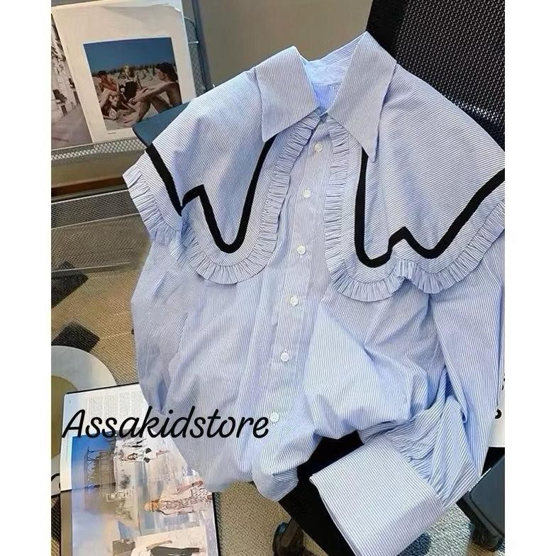 valina kemeja blouse anak perempuan 1-13 tahun/ kemeja anak/ baju atasan anak perempuan AST