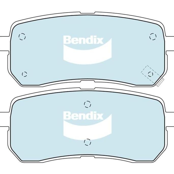 Kampas Rem Belakang Hyundai H1 Bensin & Diesel BENDIX Brake Pad DB1957